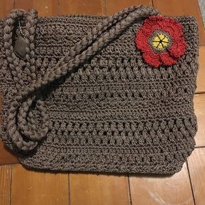 Clarks crochet shoulder bag pocketbook